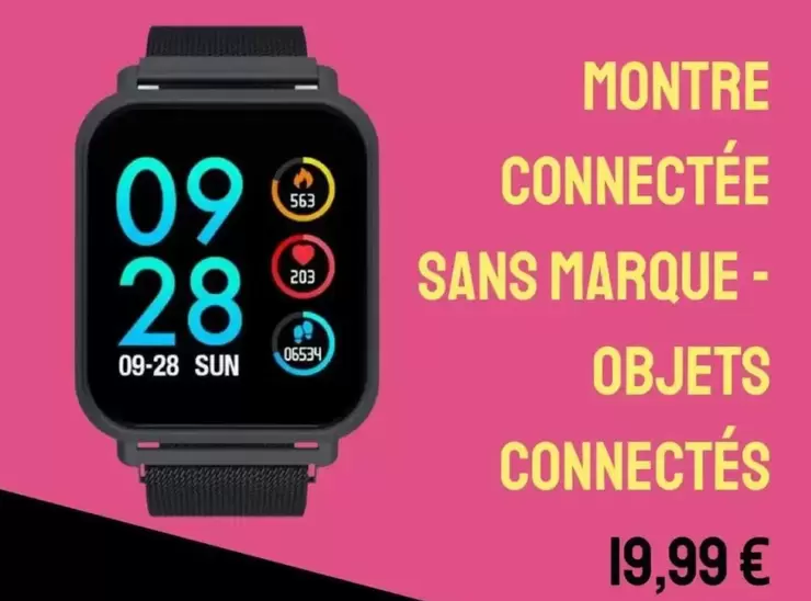 Montre Connectée Sans Marque Objets Connects offre à 19,99€ sur Cash Converters