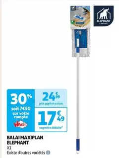 Elephant - Balai Maxiplan offre à 17,49€ sur Auchan Hypermarché