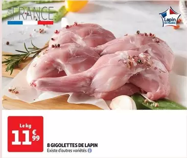 8 Gigolettes De Lapin offre à 11,99€ sur Auchan Hypermarché