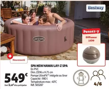 Bestway - Spa New Hawaiiay-z-spa offre à 549€ sur Auchan Hypermarché