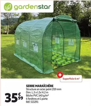 Gardenstar - Serre Maraîchère offre à 35,99€ sur Auchan Hypermarché