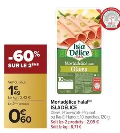 Isla Délice - Mortadélice Halal offre à 1,49€ sur Cora