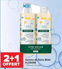 Gamme De Soins Bébé offre sur Cora
