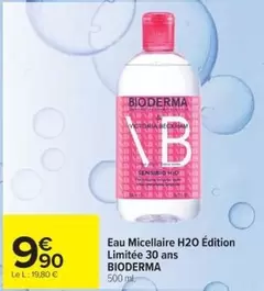 Bioderma - Eau Micellaire H2O Édition Limitée 30 Ans offre à 9,9€ sur Cora