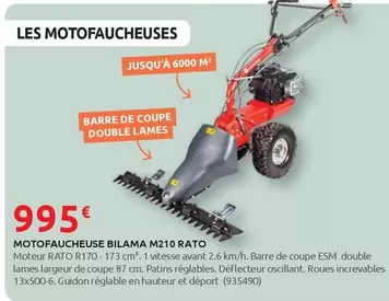 Bilama - Motofaucheuse M210 Rato offre à 995€ sur Rural Master