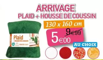 Plaid + Housse De Coussin offre à 5€ sur KANDY