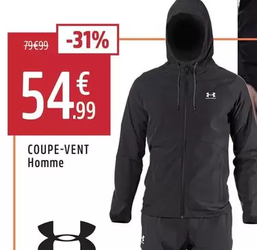 Coupe-Vent Homme offre à 54,99€ sur Intersport