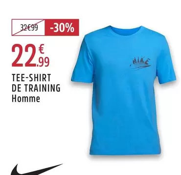 Nike - Tee-shirt De Training Homme offre à 22,99€ sur Intersport