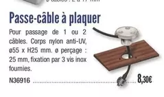 Passe-cable À Plaquer offre à 8,3€ sur Accastillage Diffusion