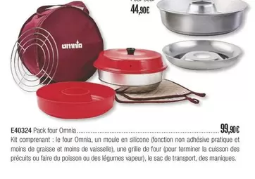 44,90€ E40324 Pack Four Omnia offre à 99,9€ sur Accastillage Diffusion