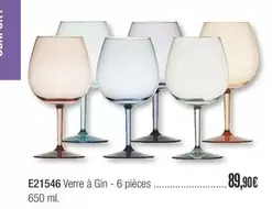 E21546 Verre À Gin offre à 89,9€ sur Accastillage Diffusion