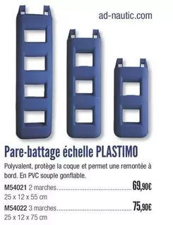 Pare-Battage Echelle Plastimo offre à 69,9€ sur Accastillage Diffusion