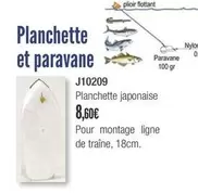 Planchette Et Paravane offre à 8,6€ sur Accastillage Diffusion