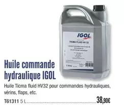 Igol - Huile Commande Hydraulique offre à 38,9€ sur Accastillage Diffusion
