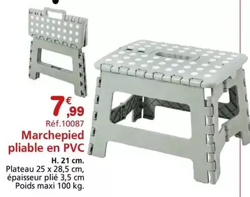 Marchepied Pliable En Pvc offre à 7,99€ sur Provence Outillage