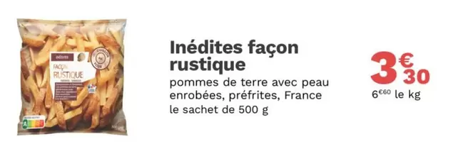 Inédites Façon Rustique offre à 3,3€ sur Picard