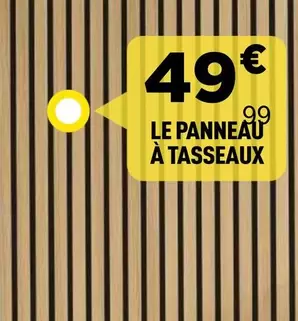 Panneau À Tasseaux offre à 49€ sur Centrakor