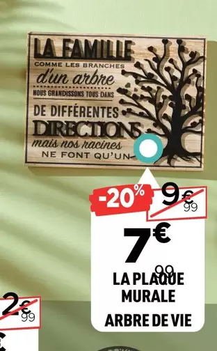 TOUS - La Planche Murale offre à 7€ sur Centrakor