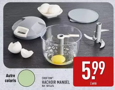 Crofton - Hachoir Manuel offre à 5,99€ sur Aldi