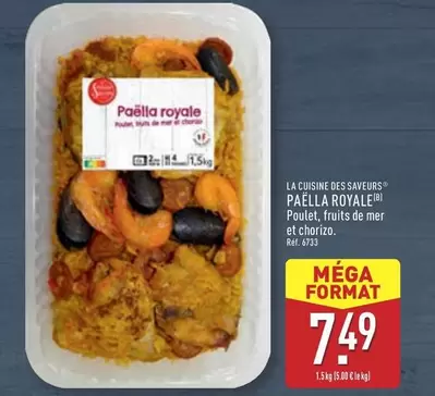 La Cuisine Des Saveurs - Paëlla Royale offre à 7,49€ sur Aldi