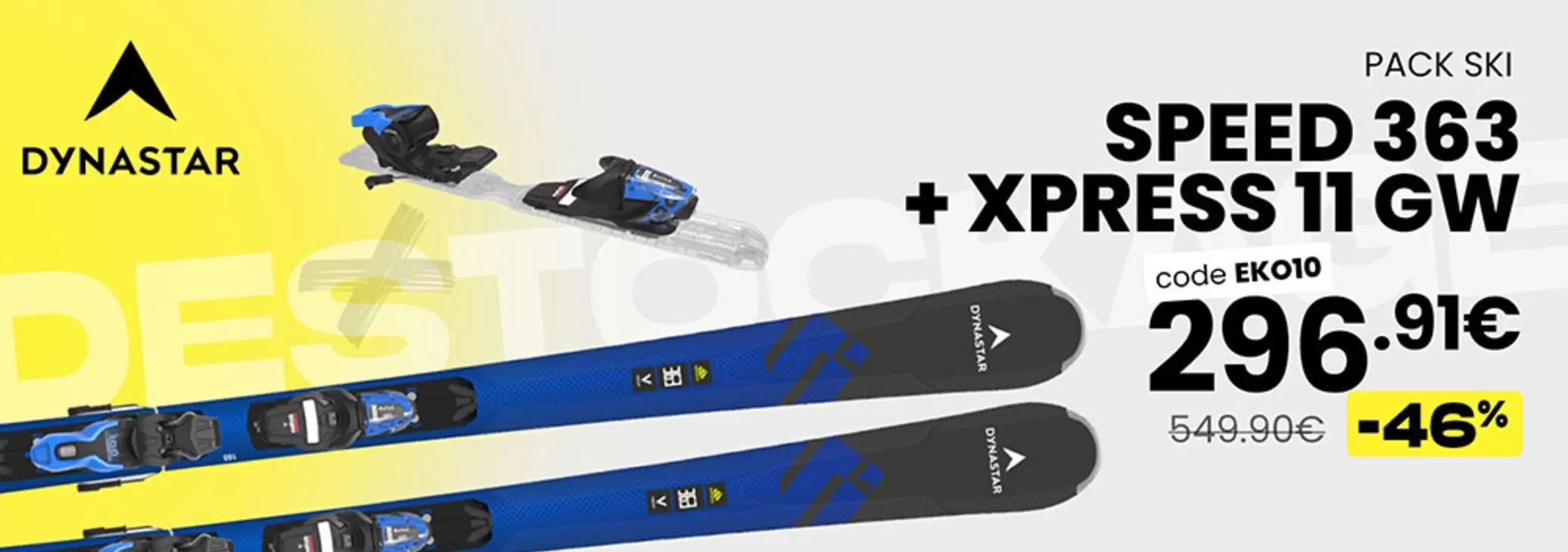 Dynastar - Speed 363 + Xpress 11 GW offre à 296,91€ sur Ekosport