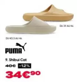 Puma - Shibui Cat offre à 34,9€ sur City Sport