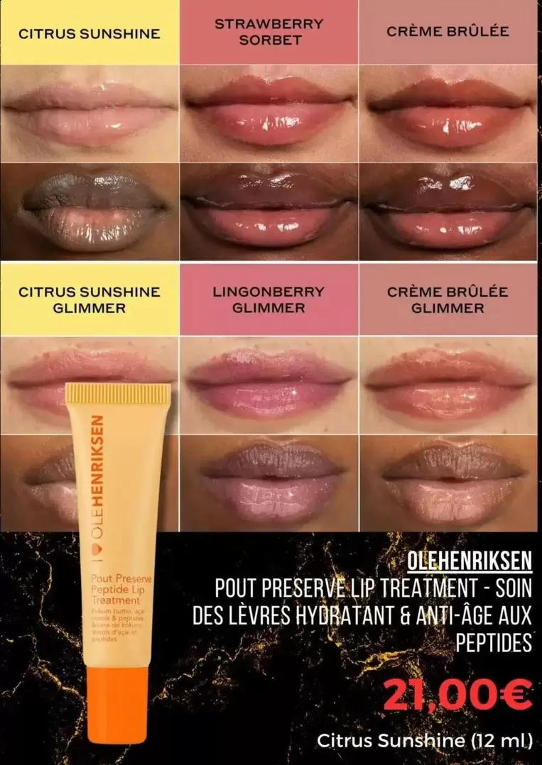 Olehenriksen - Soin Des Lèvres Hydratant & Anti-âge Aux Peptides  offre à 21€ sur Sephora