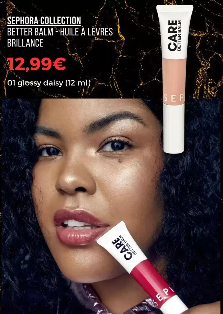 Sephora - Better Bam / Huile À L'èvres Brillance offre à 12,99€ sur Sephora