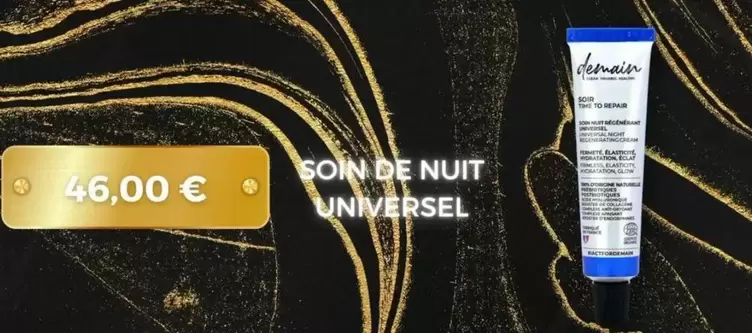 Demain - Soin De Nuit Universel offre à 46€ sur Yves Rocher