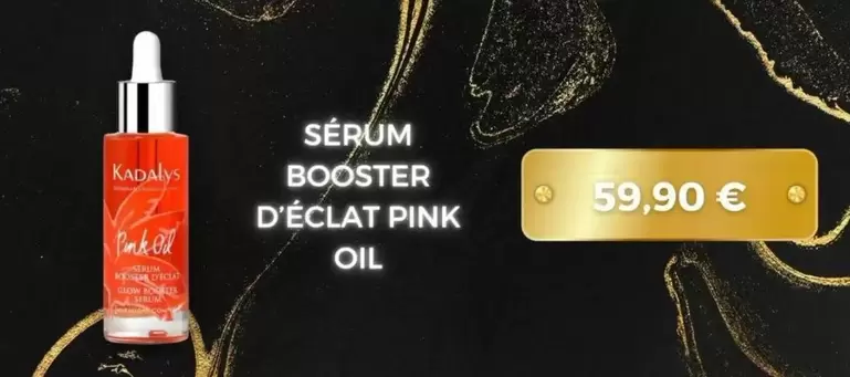 Sérum Booster D'éclat Pink Oil offre à 59,9€ sur Yves Rocher