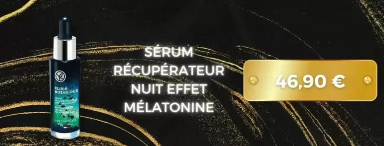 Yves Rocher - Serum Récupérateur Nuit Effet Mélatonine offre à 46,9€ sur Yves Rocher