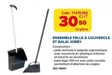 Ensemble Pelle À Couvercle Et Balai Jobby offre à 30,5€ sur Prolians