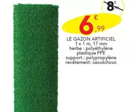 Le Gazon Artificiel offre à 6,99€ sur Stokomani