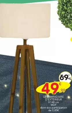 Le Lampadaire D'Exterieur H 148cm offre à 49,99€ sur Stokomani