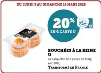 Bouchées À La Reine offre sur Super U