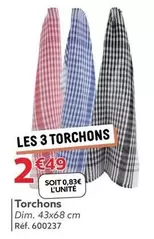Dim - Torchons offre à 2,49€ sur Gifi