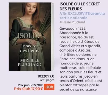 La Vie - Isolde Ou Le Secret Des Fleurs offre à 17,9€ sur France Loisirs