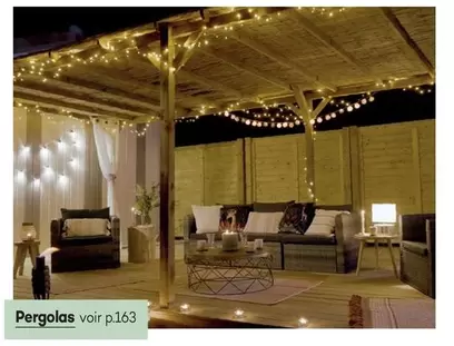 Pergolas Voir P.163 offre sur Gedimat