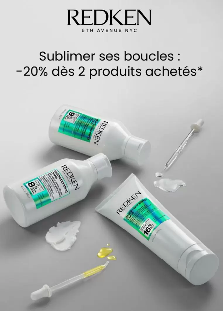 Redken - Sublimer Ses Boucles offre sur La Boutique du Coiffeur