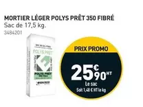 Promo - Mortier Léger Polys Prêt 350 Fibre offre à 25,9€ sur Point P