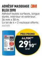 3M - Adhesif Masquage 3m Bleu 2090 offre à 29,9€ sur Point P