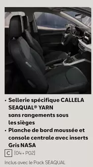 Seat - Sellerie Spécifique  offre sur SEAT