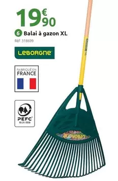 Leborgne - Balai À Gazon Xl offre à 19,9€ sur Mr Bricolage