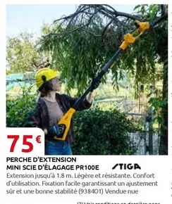 Stiga - Perche D'Extension Mini Scie D'Élagage PR100E offre à 75€ sur Rural Master