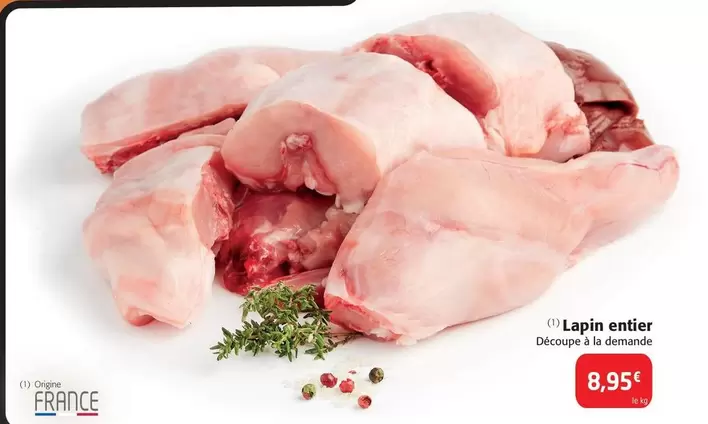 Lapin Entier offre à 8,95€ sur Colruyt