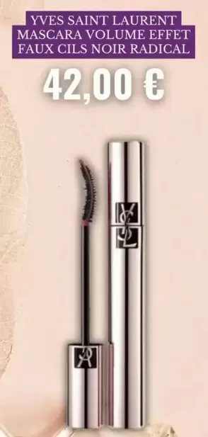 Yves Saint Laurent Mascara Volume Effet Fau Cils The Curler offre à 42€ sur Marionnaud