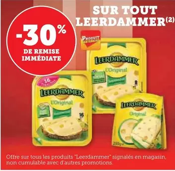 Leerdammer - Sur Tout offre sur Super U