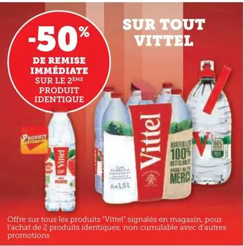 Vittel - Sur Tout offre sur Super U