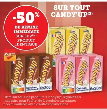 Candia - Sur Tout Candy'up offre sur Super U