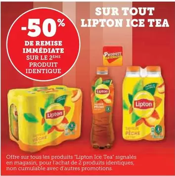 Lipton - Sur Tout Ice Tea offre sur Super U